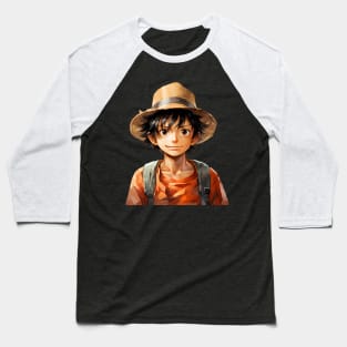 Reimagined Monkey D. Luffy from One Piece.png Baseball T-Shirt